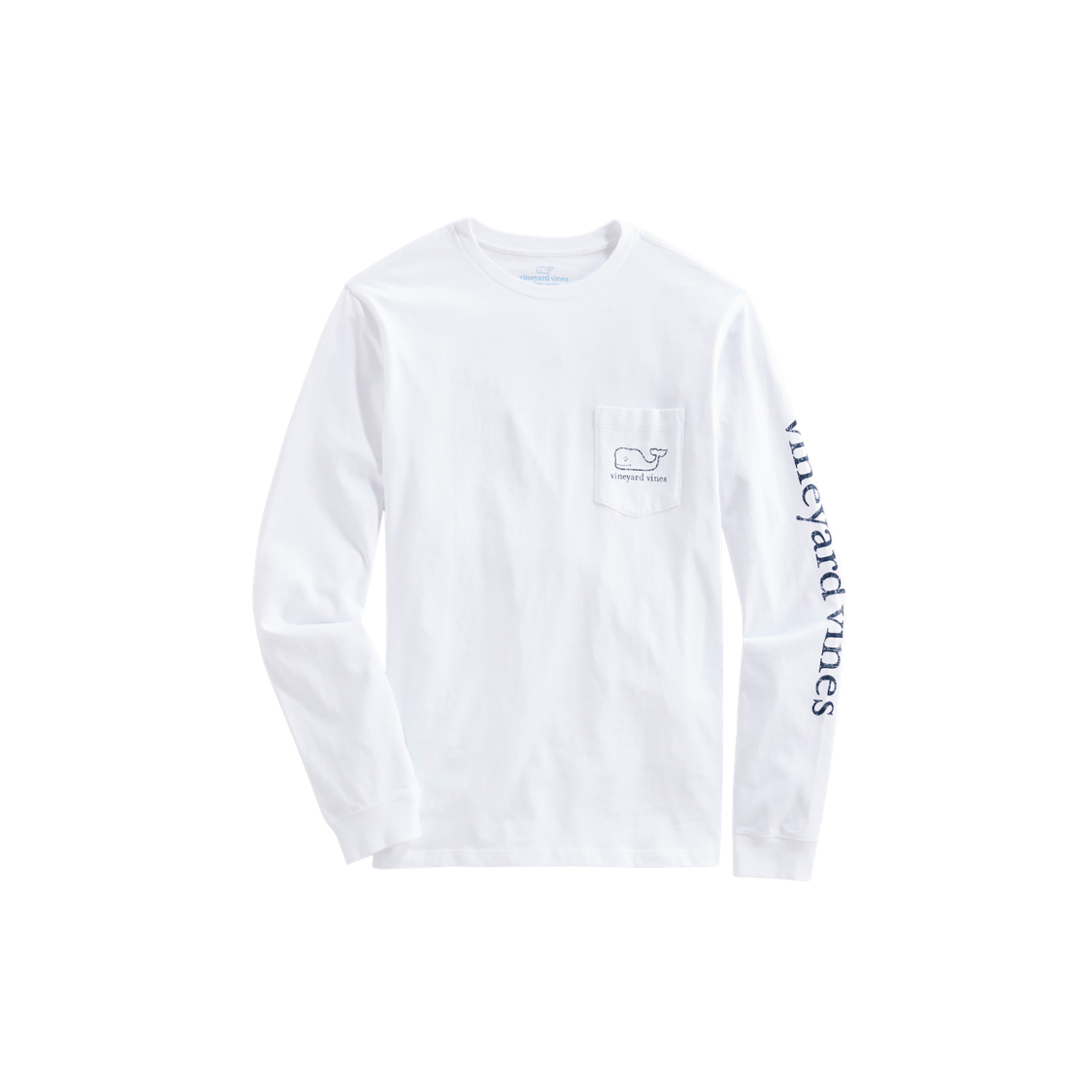 Vineyard Vines - Vintage Whale Pocket Tee White Cap