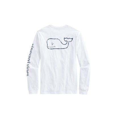 Vineyard Vines - Vintage Whale Pocket Tee White Cap