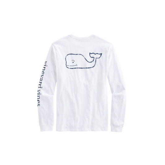 Vineyard Vines - Vintage Whale Pocket Tee White Cap